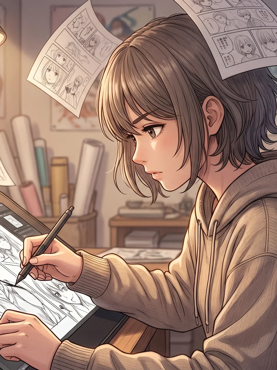 青石庭院|人物关系预览漫画封面